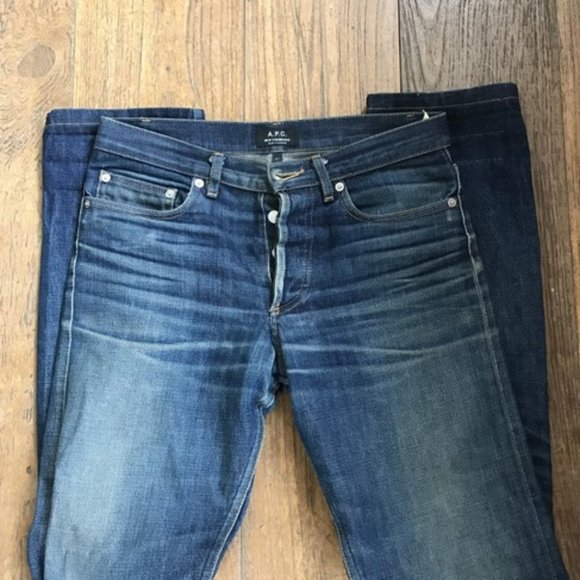 A.P.C. Well Worn Amazing Dark Rinse New Standard - Picture 3 of 5